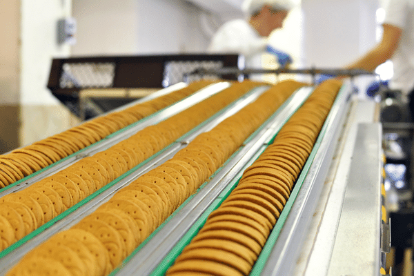 Как работает автоматическая линия по производству вафельного печенья?