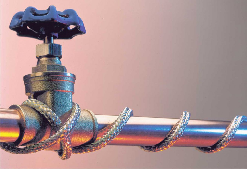 Обогрев водопроводной трубы кабелем